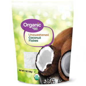 Great Value Organic Unsweetened Coconut Flakes